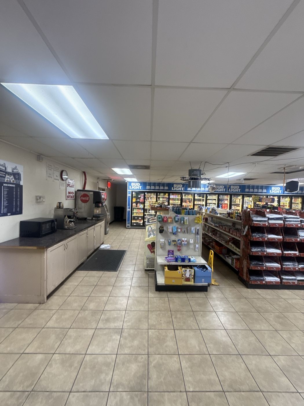 Rosedale Food Mart, a corner convenience store in Fort Worth